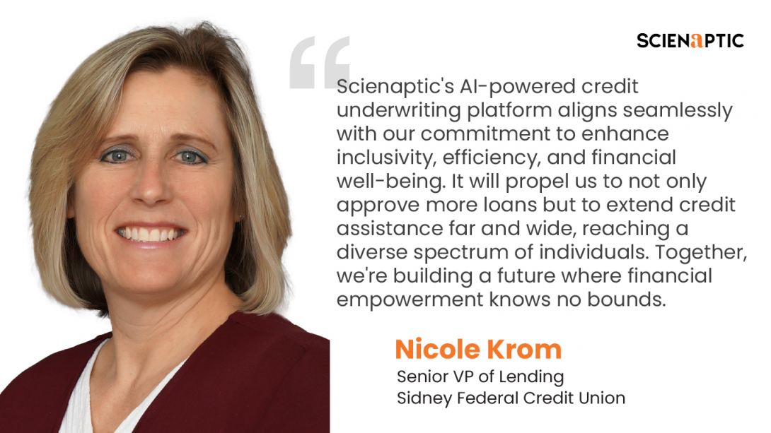 Nicole Krom, SVP of Lending at Sidney Federal CU