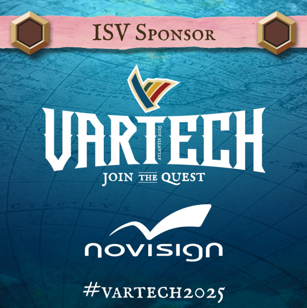 Novisign - Proud Vartech Sponsor